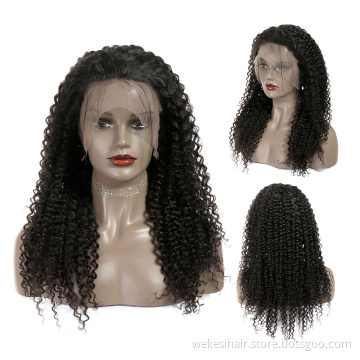 Afro Kinky Curly Human Hair Lace Front Wigs for Black Women Lace Front Wigs with Baby Hair Afro Curly Wigs